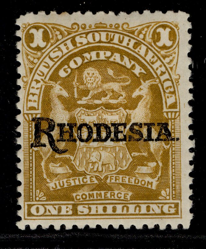 RHODESIA EDVII SG107c, 1s deep brownish bistre, M MINT. Cat £21. 