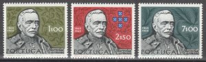 1970 PORTUGAL Marshal Antonio Oscar de Fragoso Scott # 1067-1069 MNH** Set 20747-