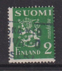 Finland    #173C   lion  1945  2m  blue green