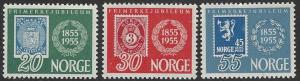 Norway #337-339 Mint Lightly Hinged Full Set of 3