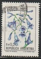 1983 Argentina - Sc 1431 - used VF - 1 single - Flowers