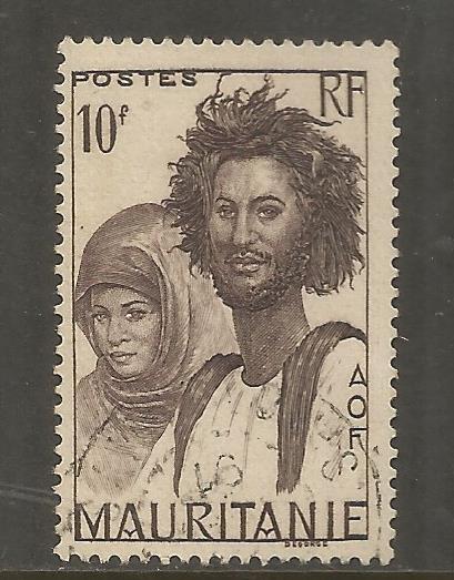 MAURITANIA  107  USED, MARI COUPLE