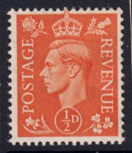 GB KGVI 1950 0.5d Pale Orange SG503 Mint Never Hinged MNH UMM