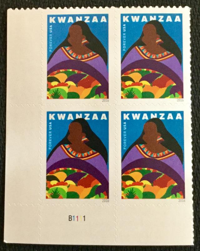 US #5141 MNH Plate Block of 4 Kwanzaa