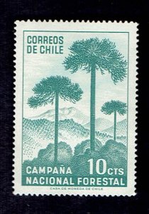 CHILE SCOTT#363 1967 10c REFORESTATION - MNH