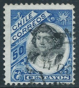 Chile, Sc #77, 50c Used