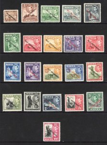 Malta SG234/48 Set of 21 U/M Cat 100 pounds