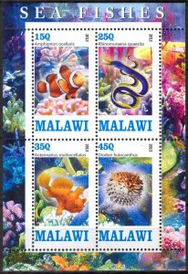 Malawi 2013 Marine Life Fishes II MNH** Cinderella !