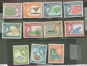 Pitcairn Islands #20-30  Single (Complete Set)