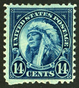 U.S. #695 MINT OG HR