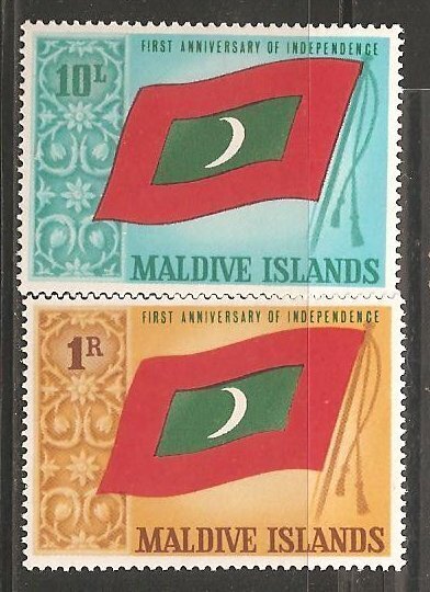 Maldives Islands SC 187-8 Mint, Never Hinged