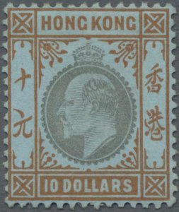 MOMEN: HONG KONG SG #76 CROWN CA 1903 MINT OG H £1,500 LOT #60003-4