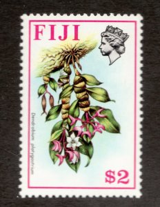 Sc320 wk 314 Upright - Fiji  - $2 - Flower 1960's - MNH - superfleas - cv$11
