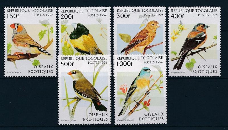 [27205] Togo 1996 Birds Vögel Oiseaux Ucelli  MNH