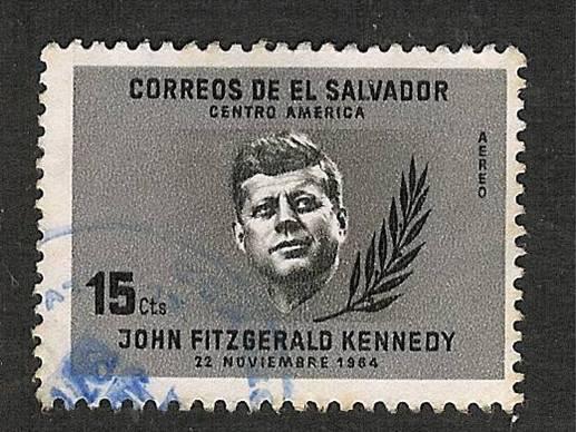 El Salvador Scott C211 Used. President JF Kennedy