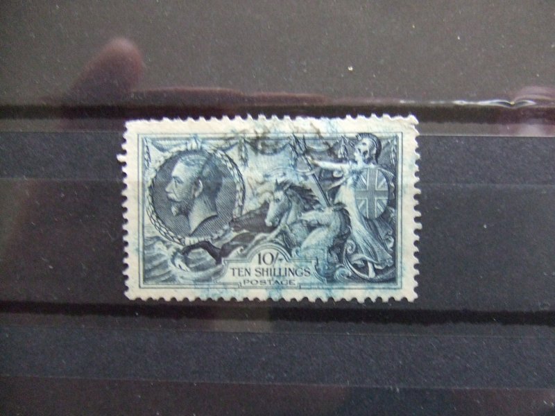 GV 1913 10s indigo blue Waterlow SG402 CV £500