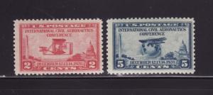 United States 649-650 Set MNH Planes