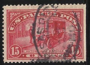 Q7 15c Parcel Post Used F/VF Centering