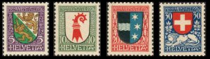 Switzerland  #B37-40  Mint LH