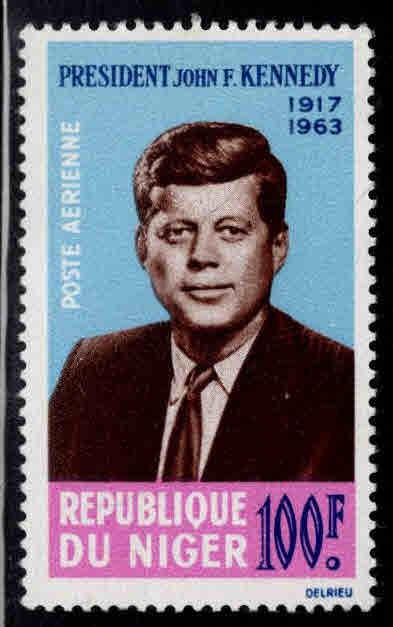 Niger Scott C44 1964 JFK Kennedy stamp MH*