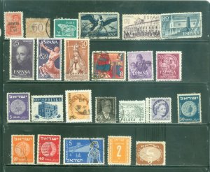 Worldwide 24 used stamp  collection #13