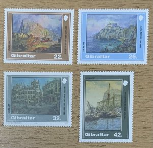 GIBRALTAR 1991 LOCAL PAINTINGS SG660/663 UNMOUNTED MINT