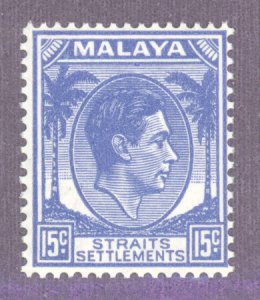 Straits Settlements, Scott #245A, MH