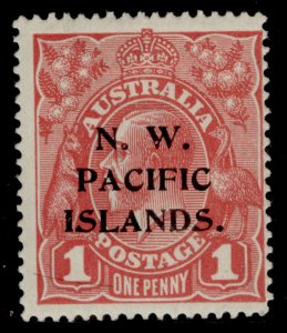 AUSTRALIA - New Guinea GV SG103, 1d carmine-red, LH MINT. 