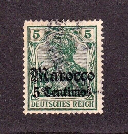Germany - offices in Morocco stamp #34, used, CV $1.10