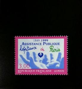 1999 France Public Assistance Hospital, Paris, 150th Scott 2694 Mint F/VF NH