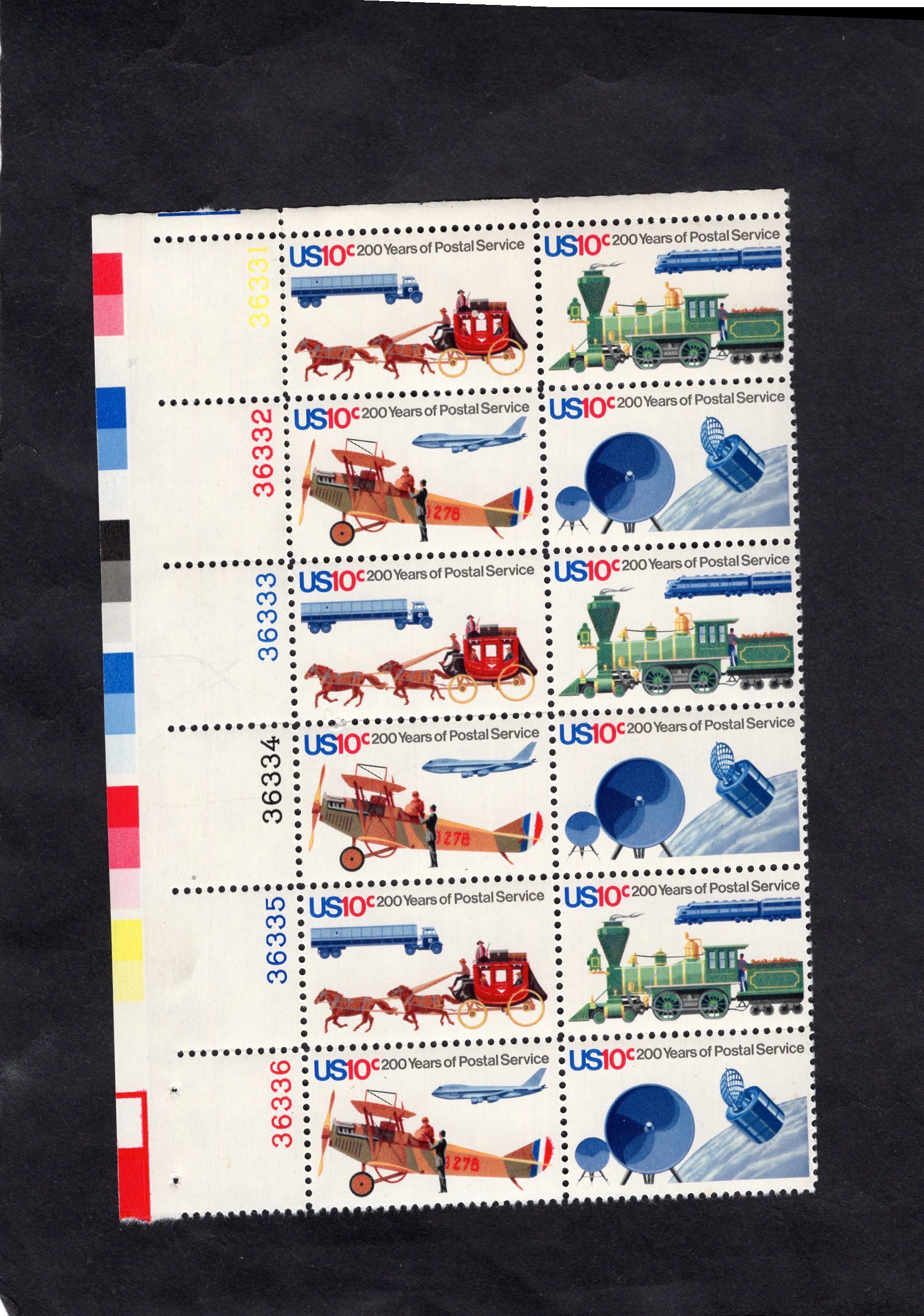 1572-1575 USPS Bicentennial, MNH UL-PB/12 (#36331+) | United States ...