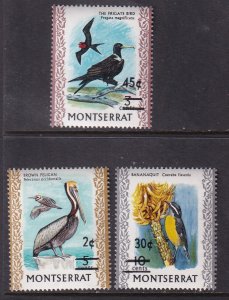 Montserrat 337-339 Birds MNH VF