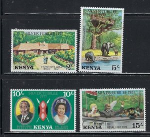 Kenya 84-87 MNH 1977 QEII Silver Jubilee (fe6989)