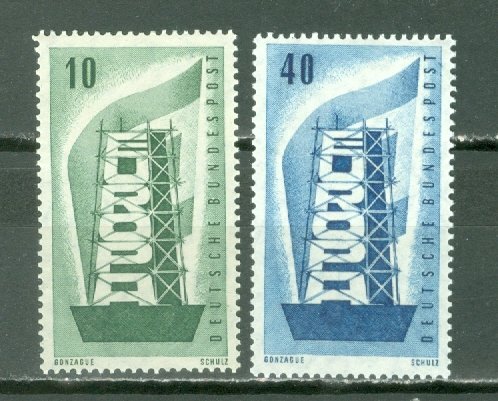 GERMANY 1956 EUROPA #748-49...SET...MNH...$7.30