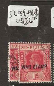 FIJI  SG139-139A  WAR TAX  KGV    1D  VFU        P0115C H
