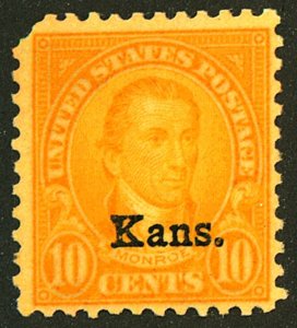 U.S. #668 MINT OG NH