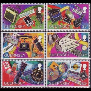 GUERNSEY 1997 - Scott# 597-602 Communication Set of 6 NH