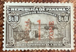 Canal Zone #J7 MNG? San Geronimo Castle Single