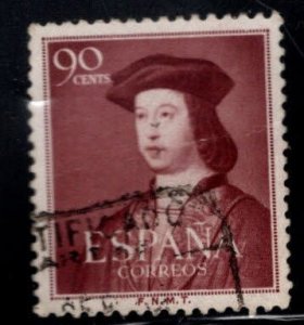 SPAIN Scott 789 Used 1952 Ferdinand the Catholic stamp