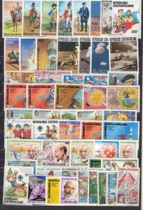 Central African - small stamp collection - (2902)