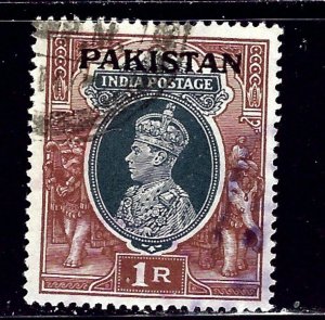 Pakistan 14 Used 1947 overprint    (ap1817)