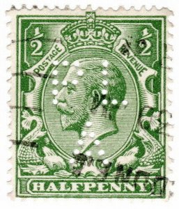 (I.B) George V Commercial Perfin : SG 351  (Port of London Authority)