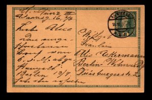 Austria 1917 8h Postal Card Used - L11367