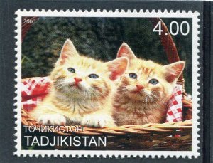 Tajikistan 2000 DOMESTIC CATS 1 value Perforated Mint (NH)