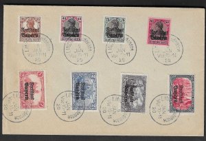 GERMANY - STATES Bavaria: 1920 Two envelopes bearing the full - 70782