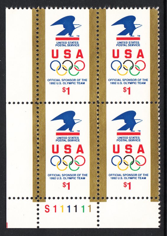 US 2539 Plate Block MNH VF