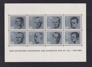 Germany  #883-890  MNH  1964   sheet German resistance