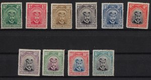 S. Rhodesia 1924 KGV admirals ½-1/, SG/Scott 1-10, MHR, VF, CV £89.50   (a2297