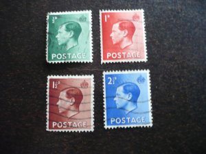 Stamps - Great Britain - Scott# 230-233 - Used Set of 4 Stamps