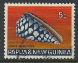 Papua New Guinea SG 140  SC# 268  Used  Sea shells  see details